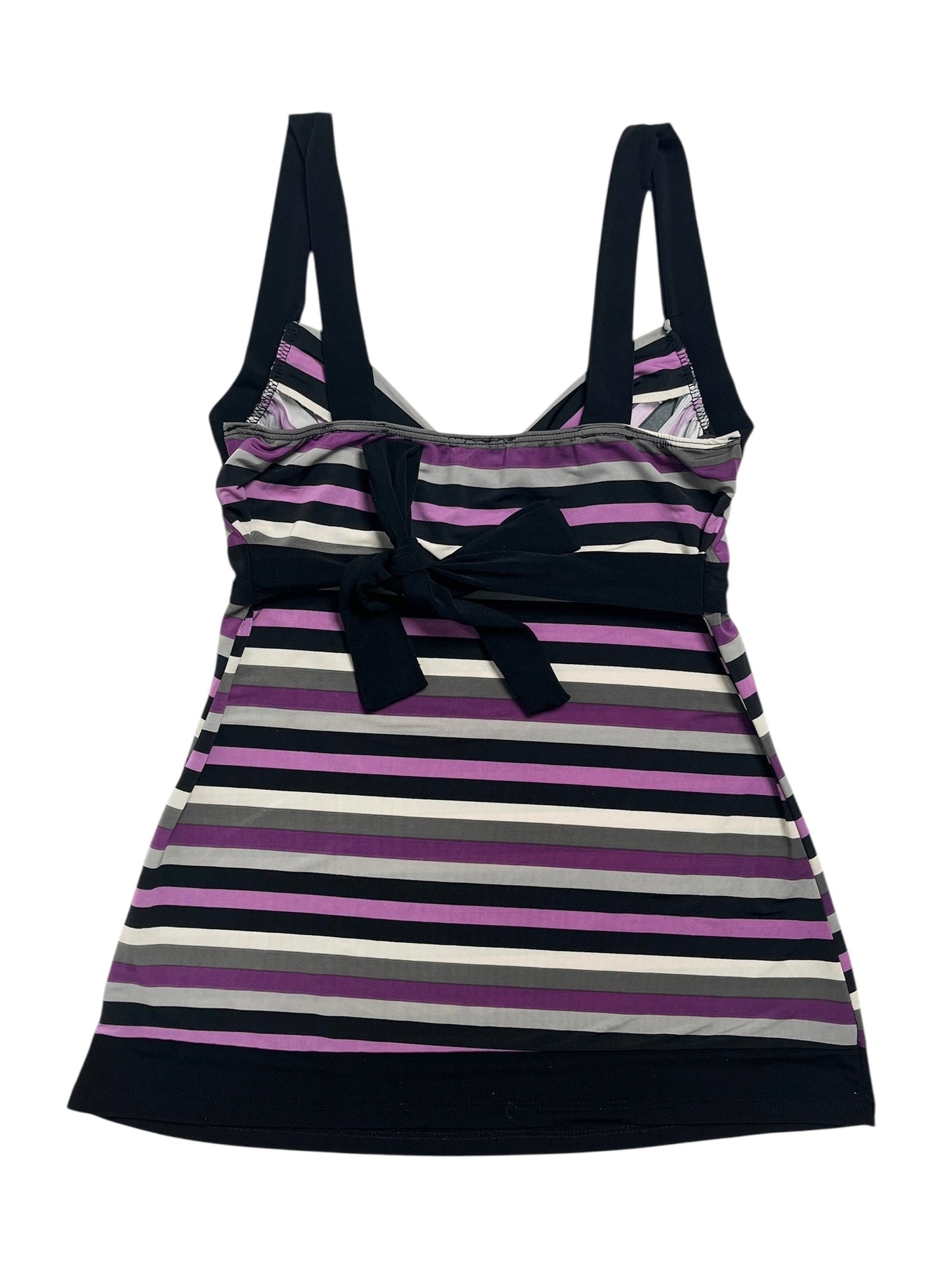 Y2K Wet Seal Top Cruzado Rayas - Talla S