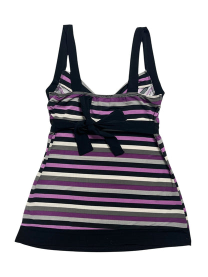 Y2K Wet Seal Top Cruzado Rayas - Talla S