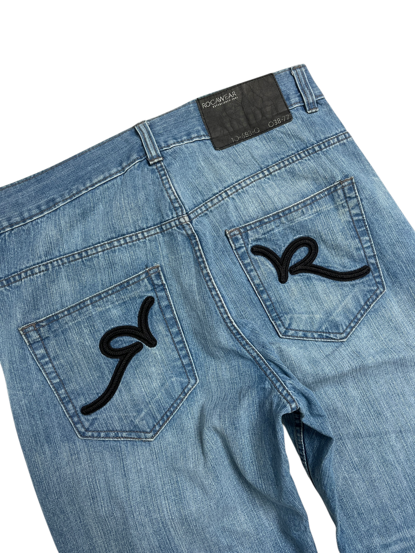 Y2K Rocawear Baggy Denim Pant Azul- Talla 36