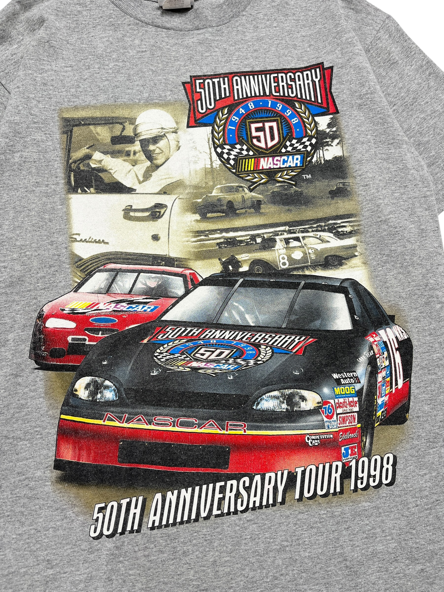 1998 Nascar 50th Anniversary T-shirt - Talla L