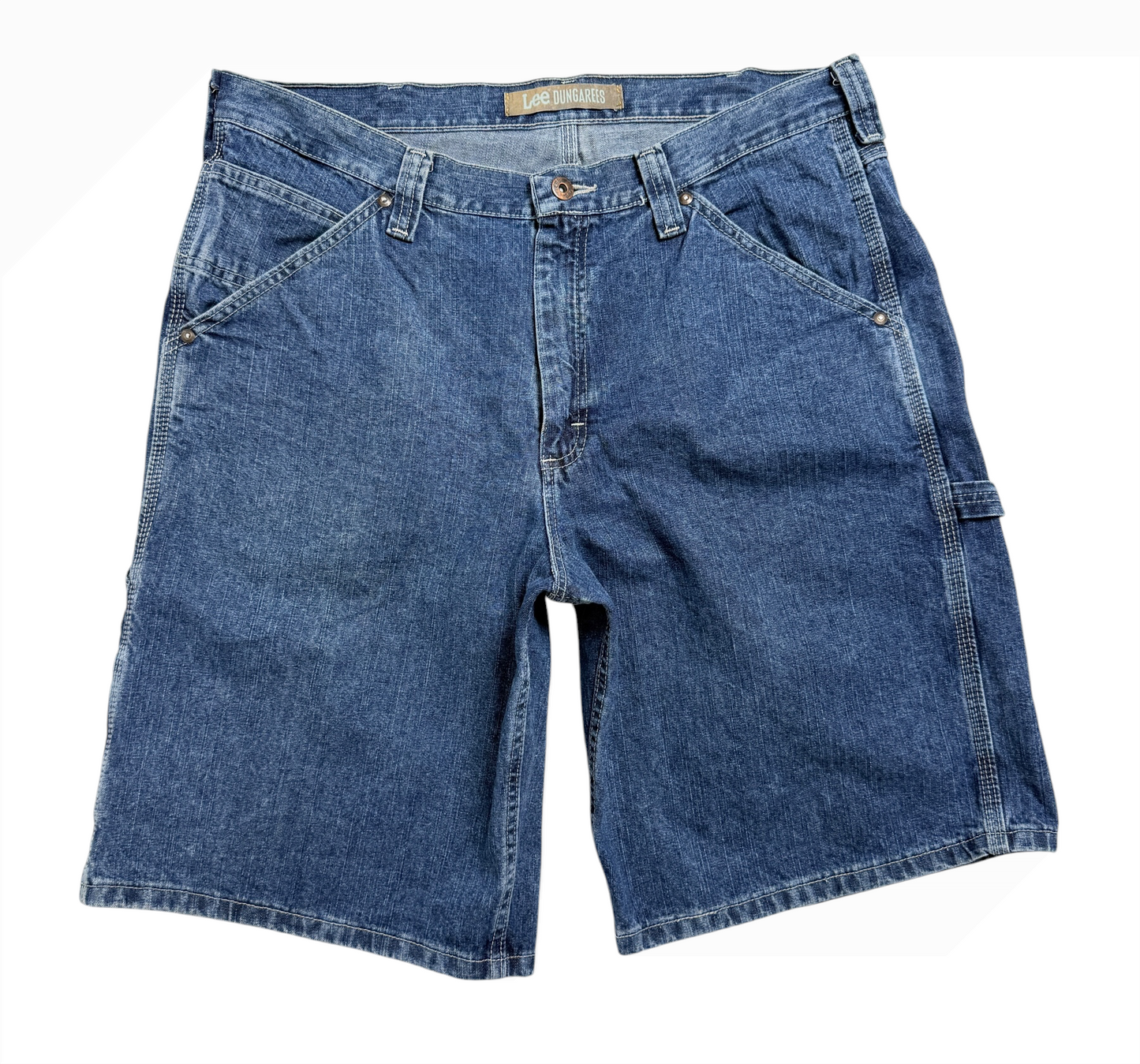 Lee Dungarees Carpenter Denim Short Azul - Talla W36