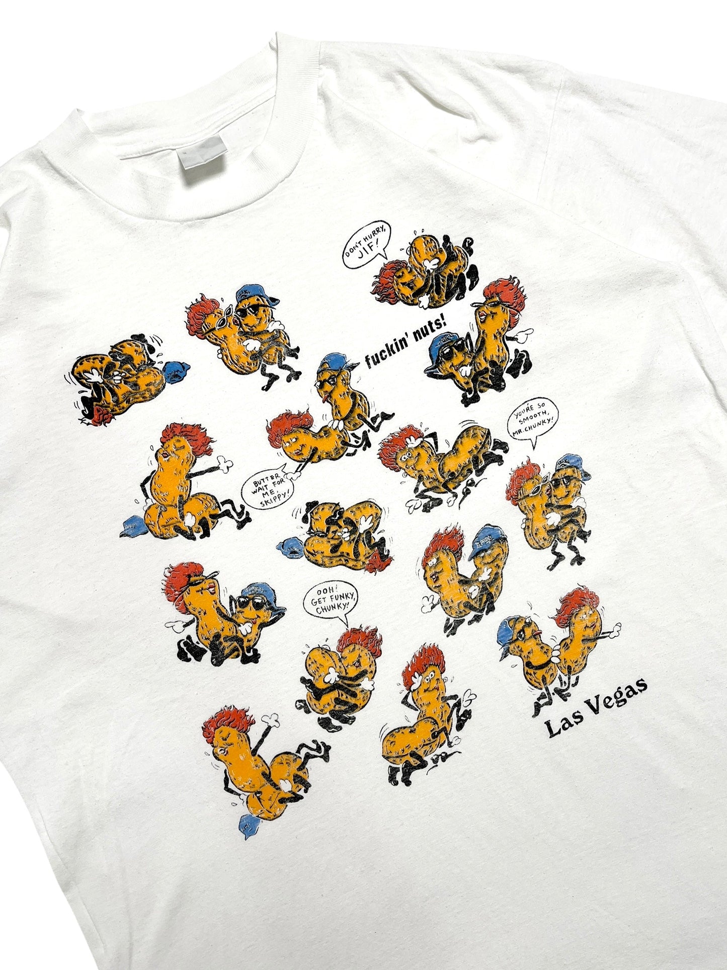 1990s Las Vegas Humor T-Shirt - Talla XL