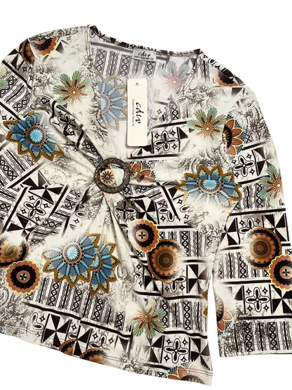 Y2K CDW Top Estampado Floral - Talla S/M