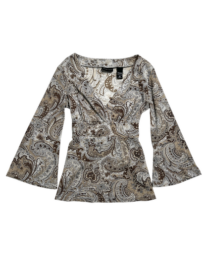 Y2K New York Company Top Manga Larga - Talla XS