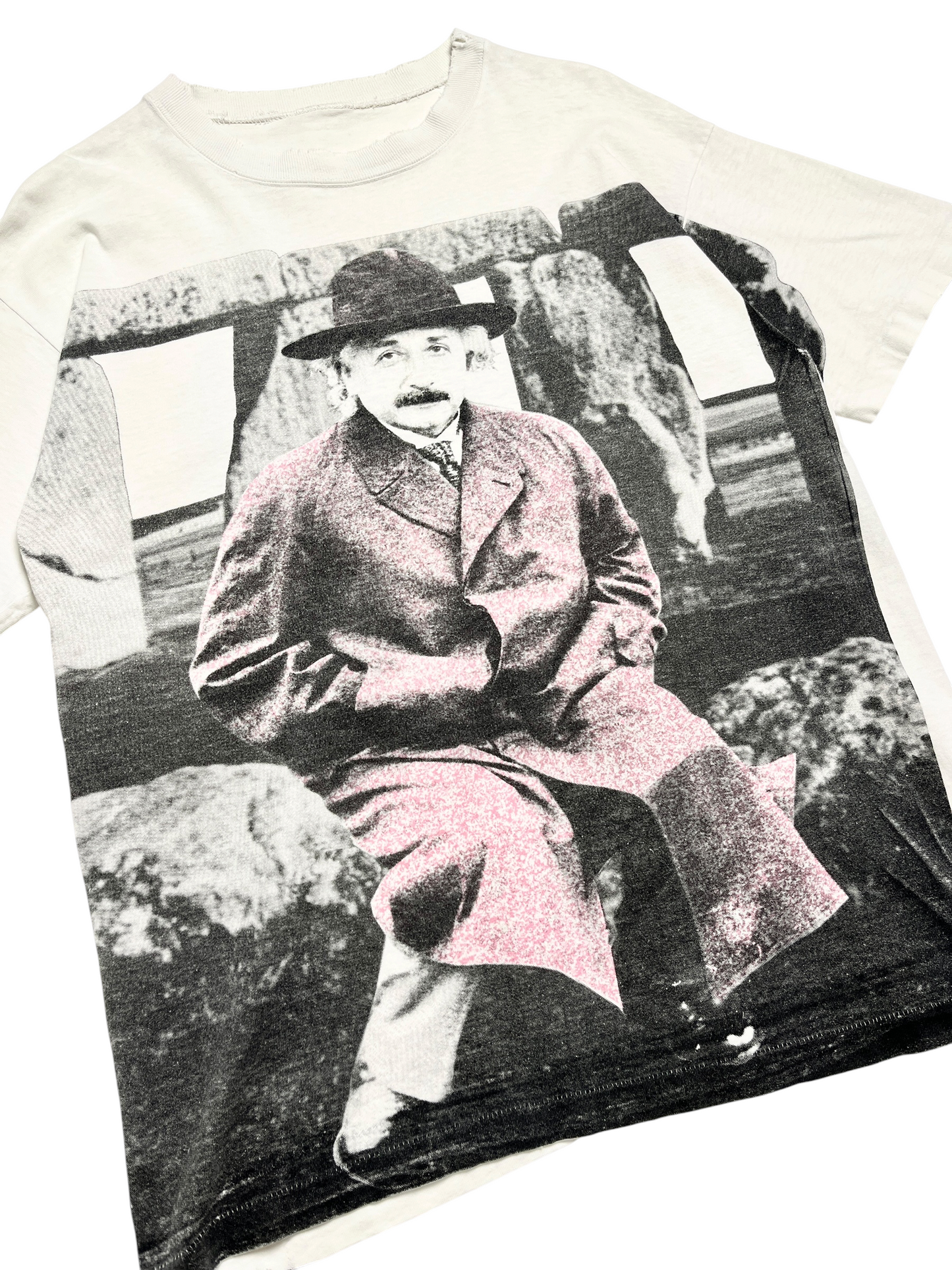 1990s Albert Einstein T-shirt - Talla M