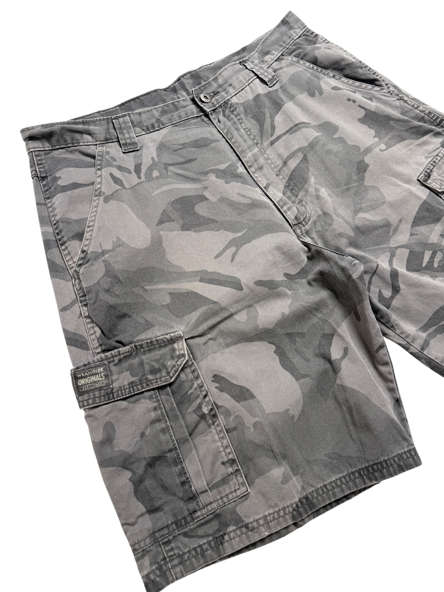 Wrangler Cargó Camuflaje Short gris - Talla W36