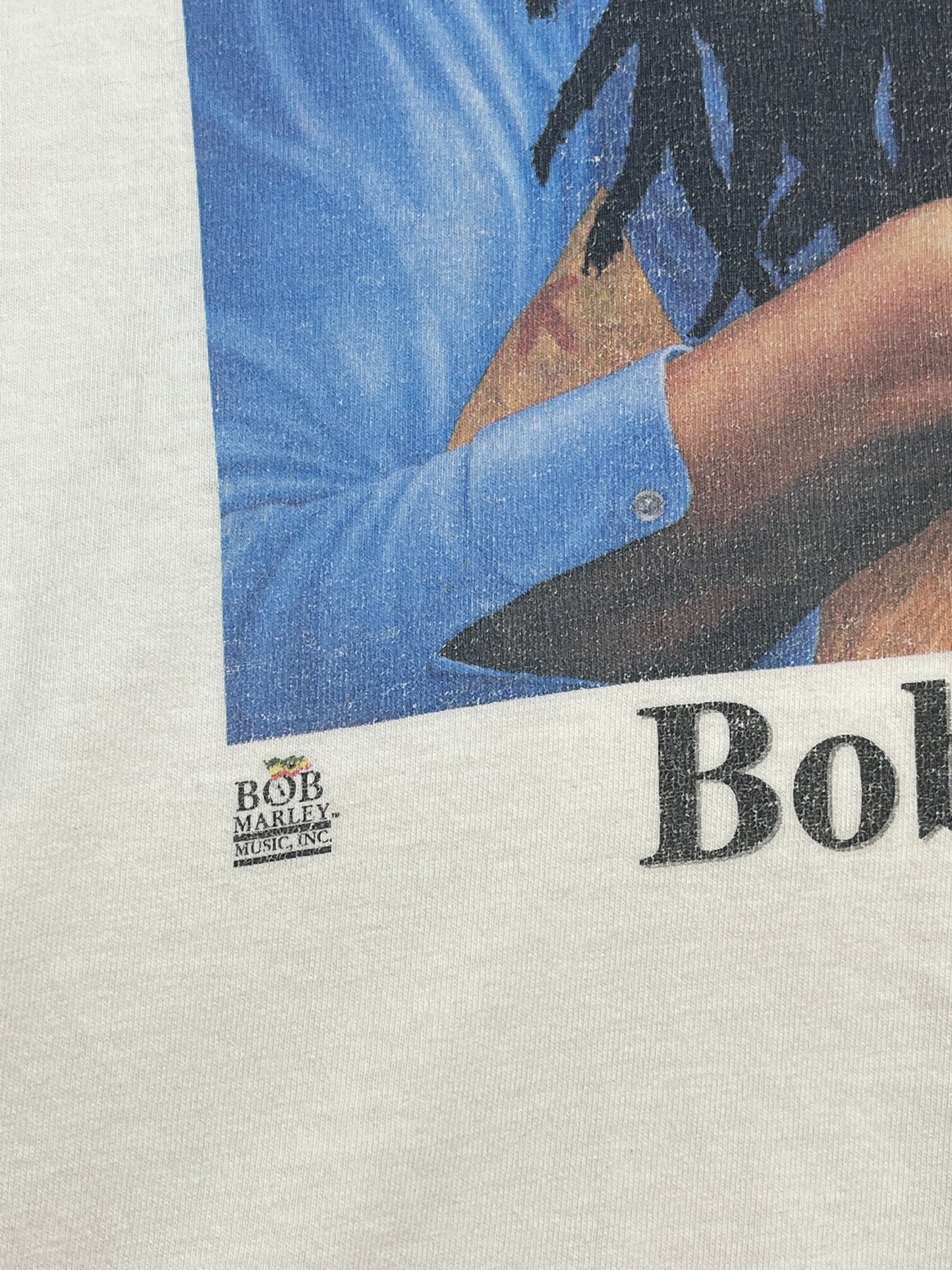 1990s Bob Marley Tom Masse Art T-shirt - Talla XL