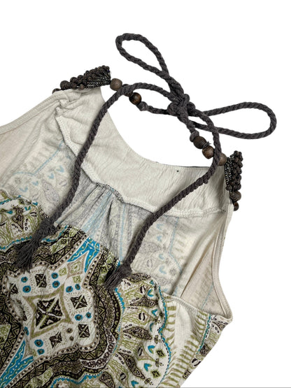 Y2K Almost Famous Top Halter - Talla S/M