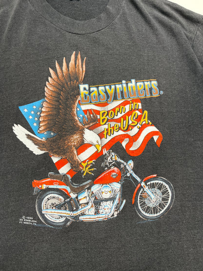 1986 3D Emblem Easyriders Born in the USA T-shirt - Talla M