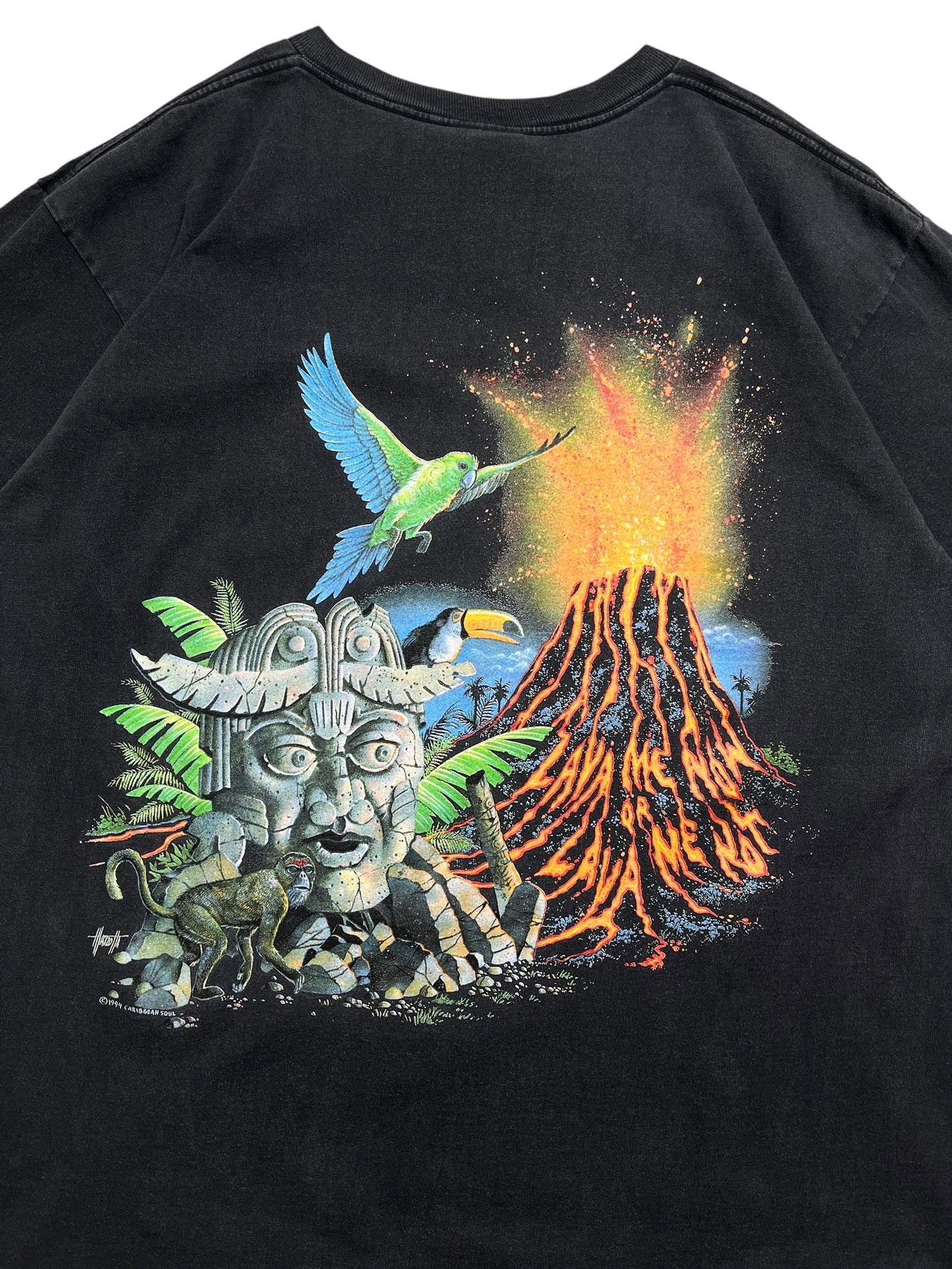 1994 Caribbean Soul Volcano T-shirt - Talla XL