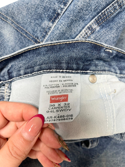 Wrangler Carpenter Denim Pant Azul - Talla 38