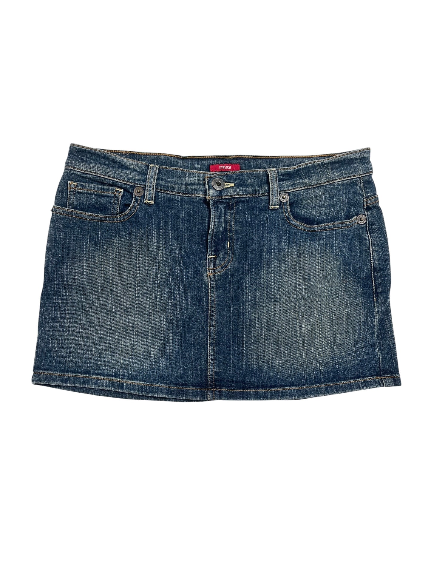 Y2K Guess Falda Denim Stretch Azul- Talla M
