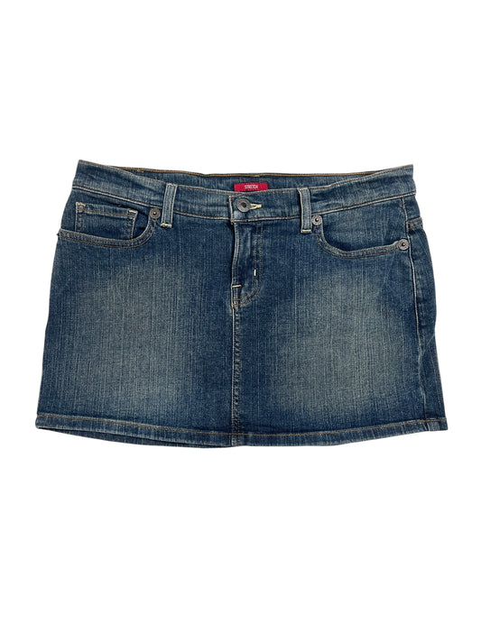 Y2K Guess Falda Denim Stretch Azul- Talla M