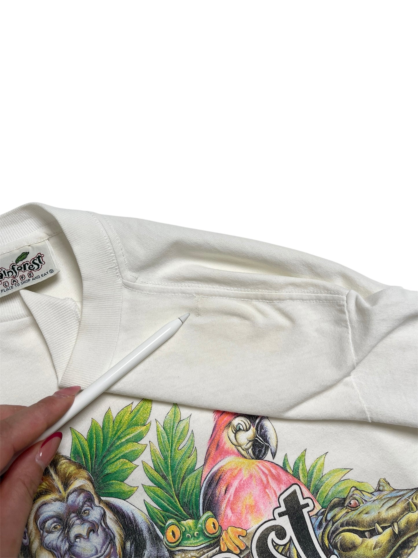 1990s Rainforest Café Tshirt - Talla L