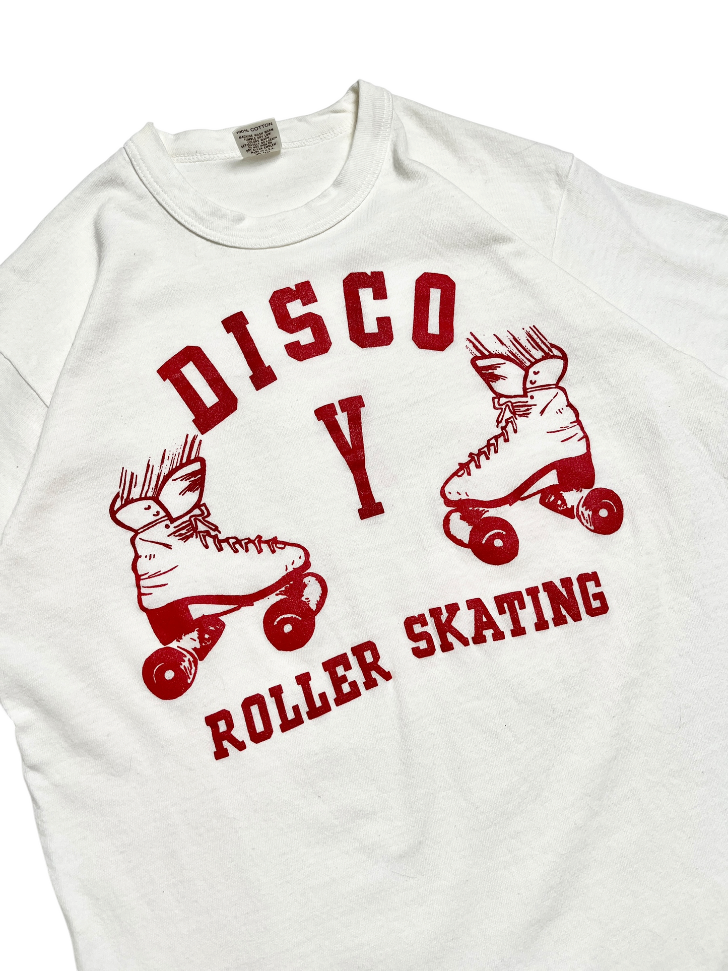 1970s Disco y Roller Skating T-shirt - Talla XS