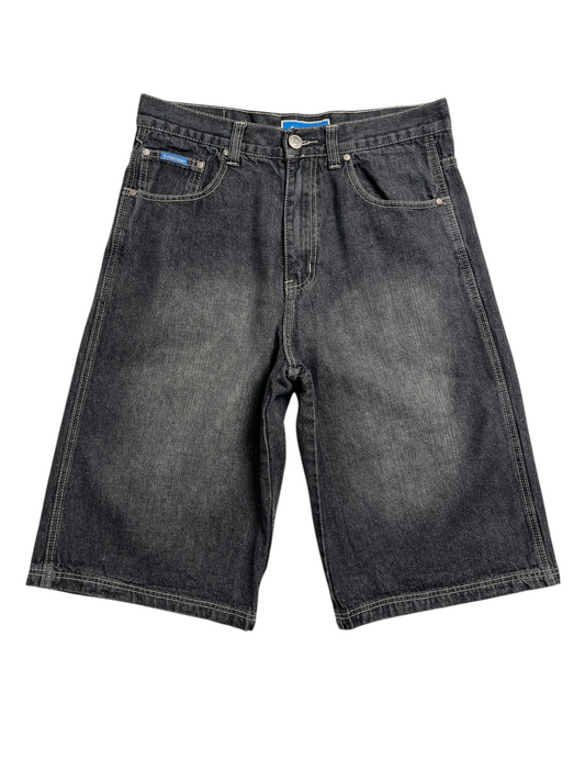 Y2K Percent Jorts Negro - Talla 33