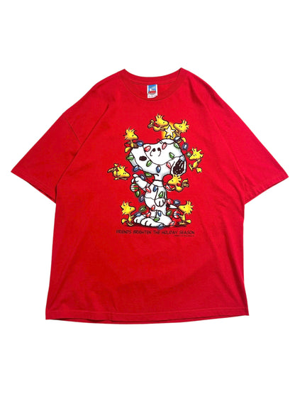 1990s Snoopy Navidad T-shirt - Talla XXL