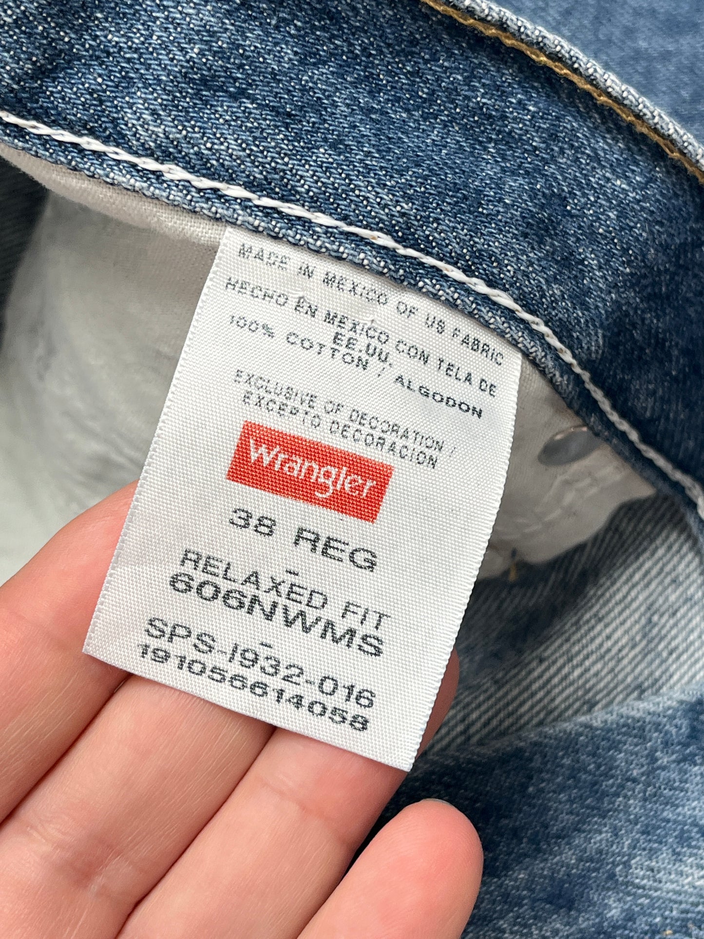 Wrangler Denim Short Azul - Talla W38