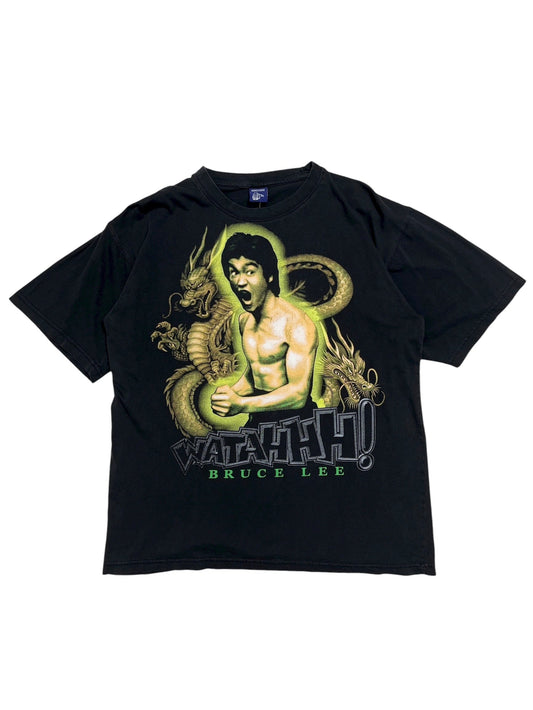 1990s Bruce Lee “Watahhh!” T-Shirt - Talla L