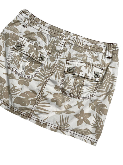 Y2K So Mini Falda Cargo Floral - Talla S
