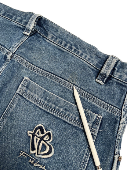 Y2K Fubu Baggy Denim Pant Azul- Talla 38