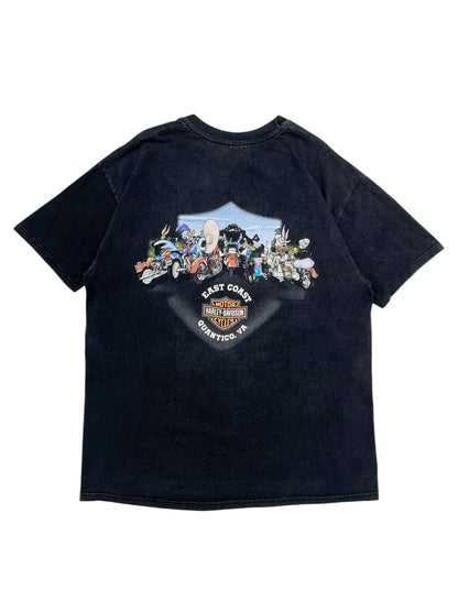 2000 Harley Davidson Looney Tunes T-Shirt - Talla XL
