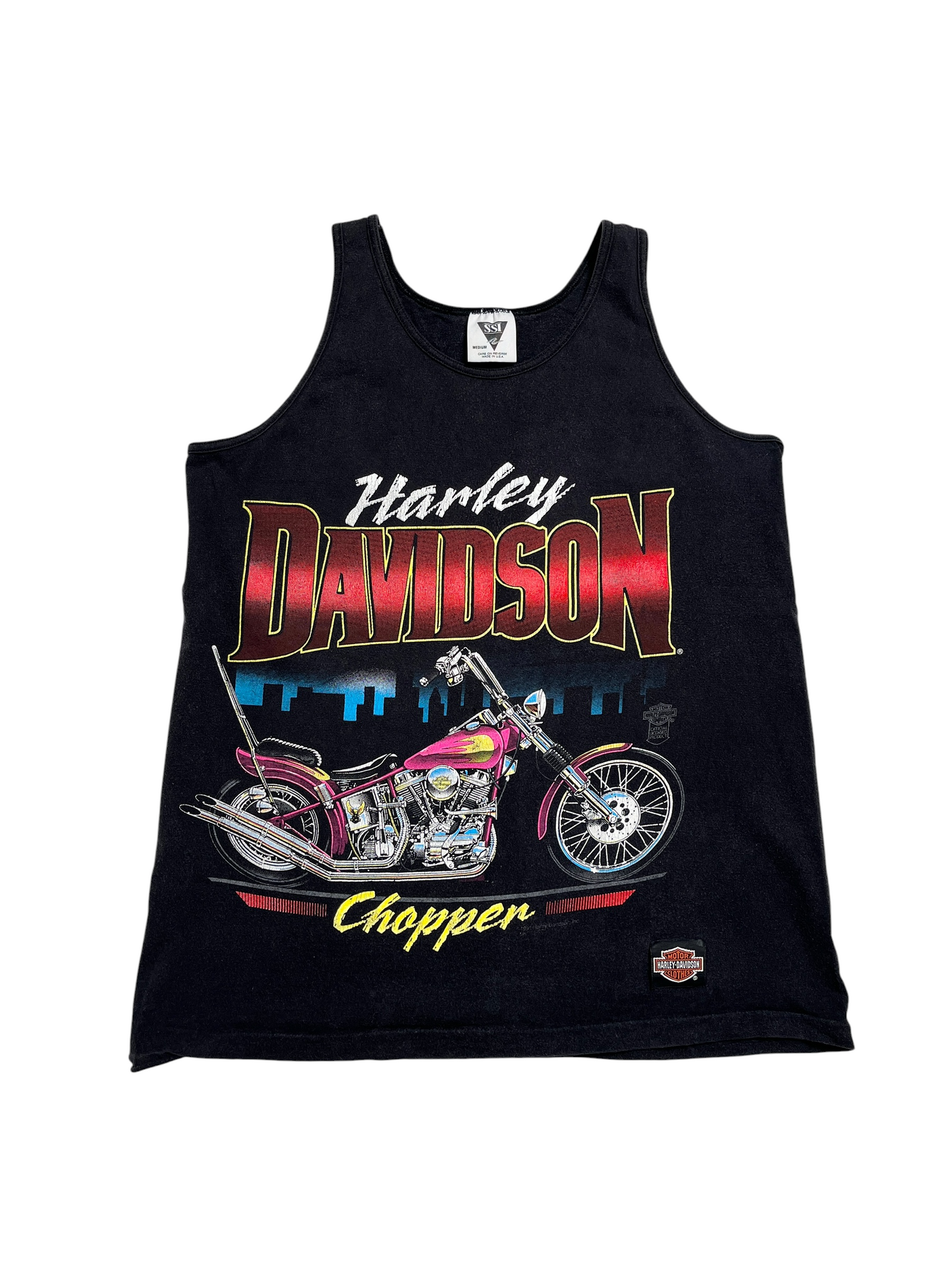 1991 Harley Davidson Chopper Top Tank - Talla S