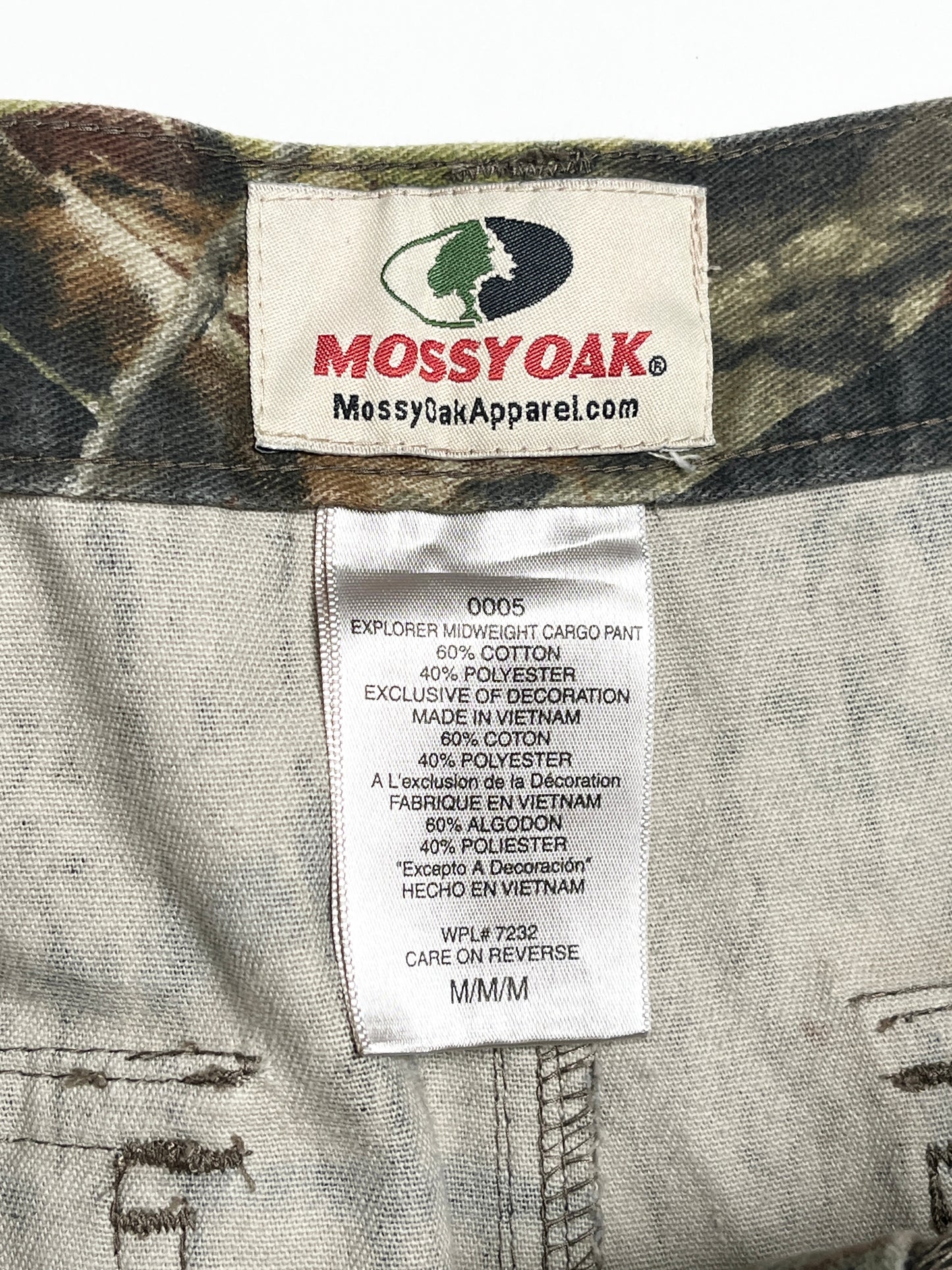 Mossy Oak Camuflaje Pant - Talla M (W32)
