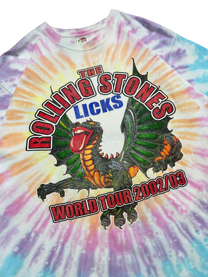 2002/2003 The Rolling Stones Licks World Tour T-shirt - Talla XL