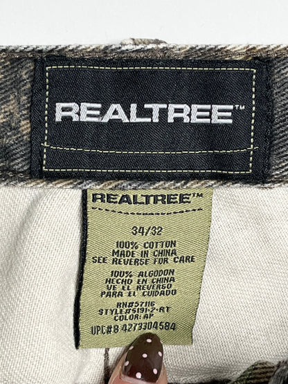 Realtree Camuflaje Double Knee Pants - Talla 35
