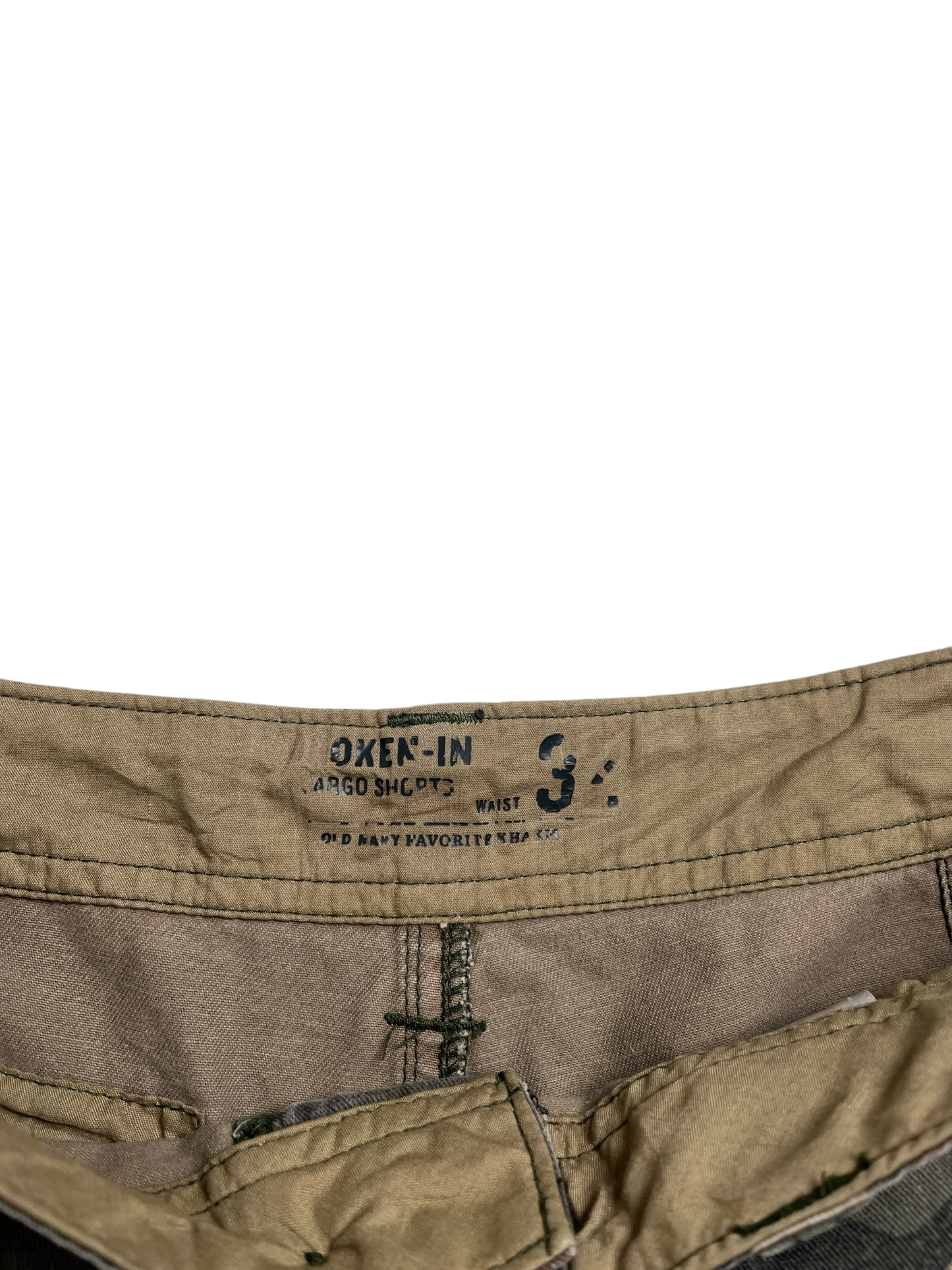 Droken-in Cargo Camuflaje Short - Talla 33