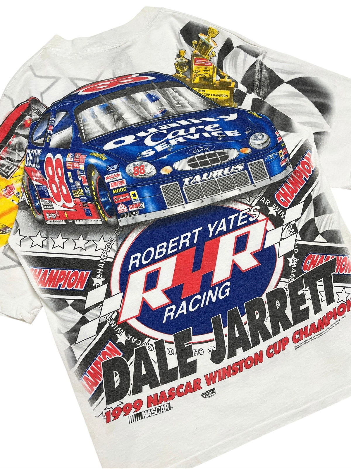 1999 NASCAR Dale Jarrett T-Shirt - Talla L