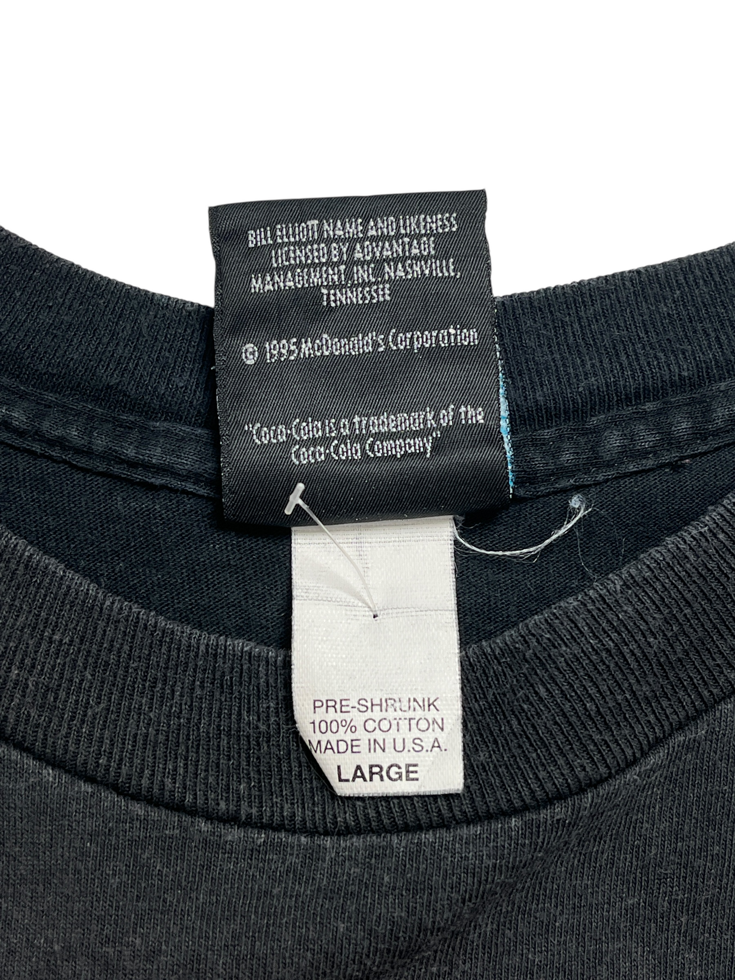 1995 Bill Elliot Forever Gotham Mc Donalds NASCAR - Talla L