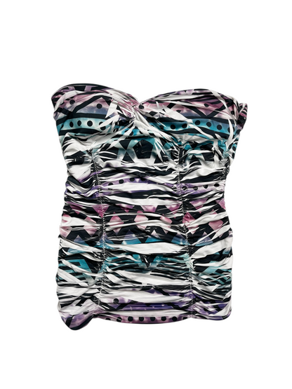 Y2K Dots Top Strapless - Talla M