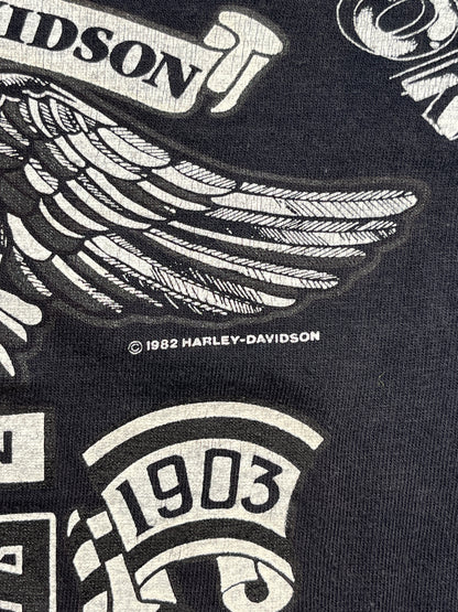 1982 Harley Davidson Invest in America T-shirt - Talla S