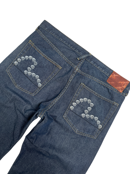 Evisu Denim Pant Azul Oscuro- Talla 38
