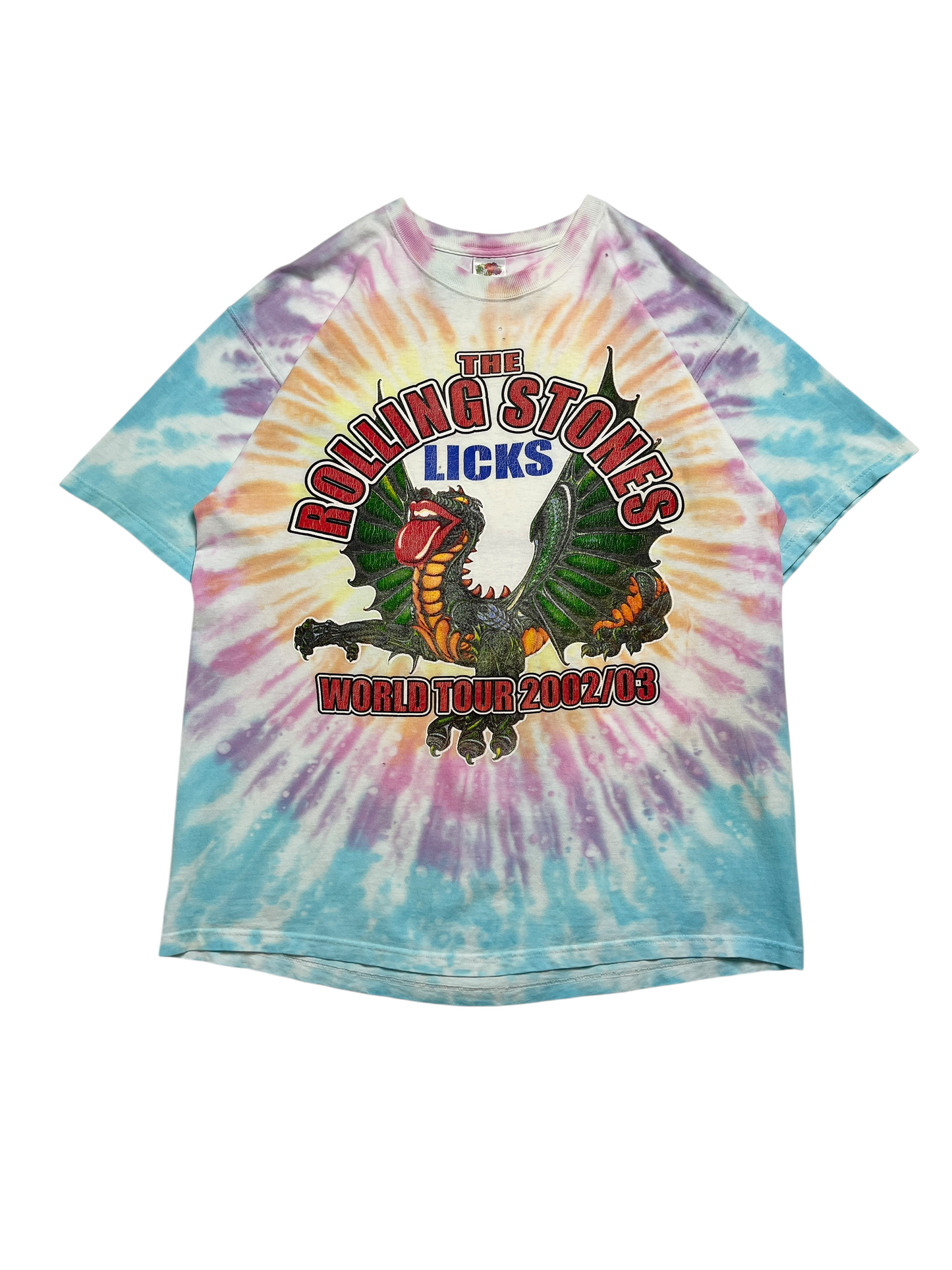 2002/2003 The Rolling Stones Licks World Tour T-shirt - Talla XL