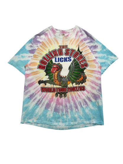 2002/2003 The Rolling Stones Licks World Tour T-shirt - Talla XL