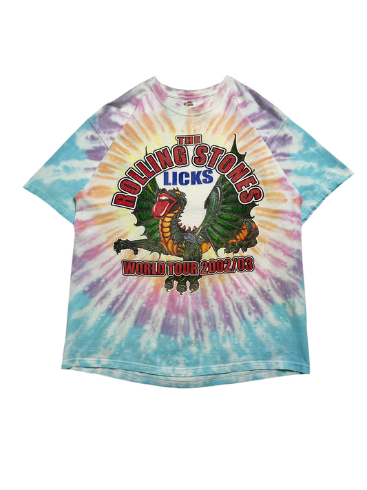 2002/2003 The Rolling Stones Licks World Tour T-shirt - Talla XL