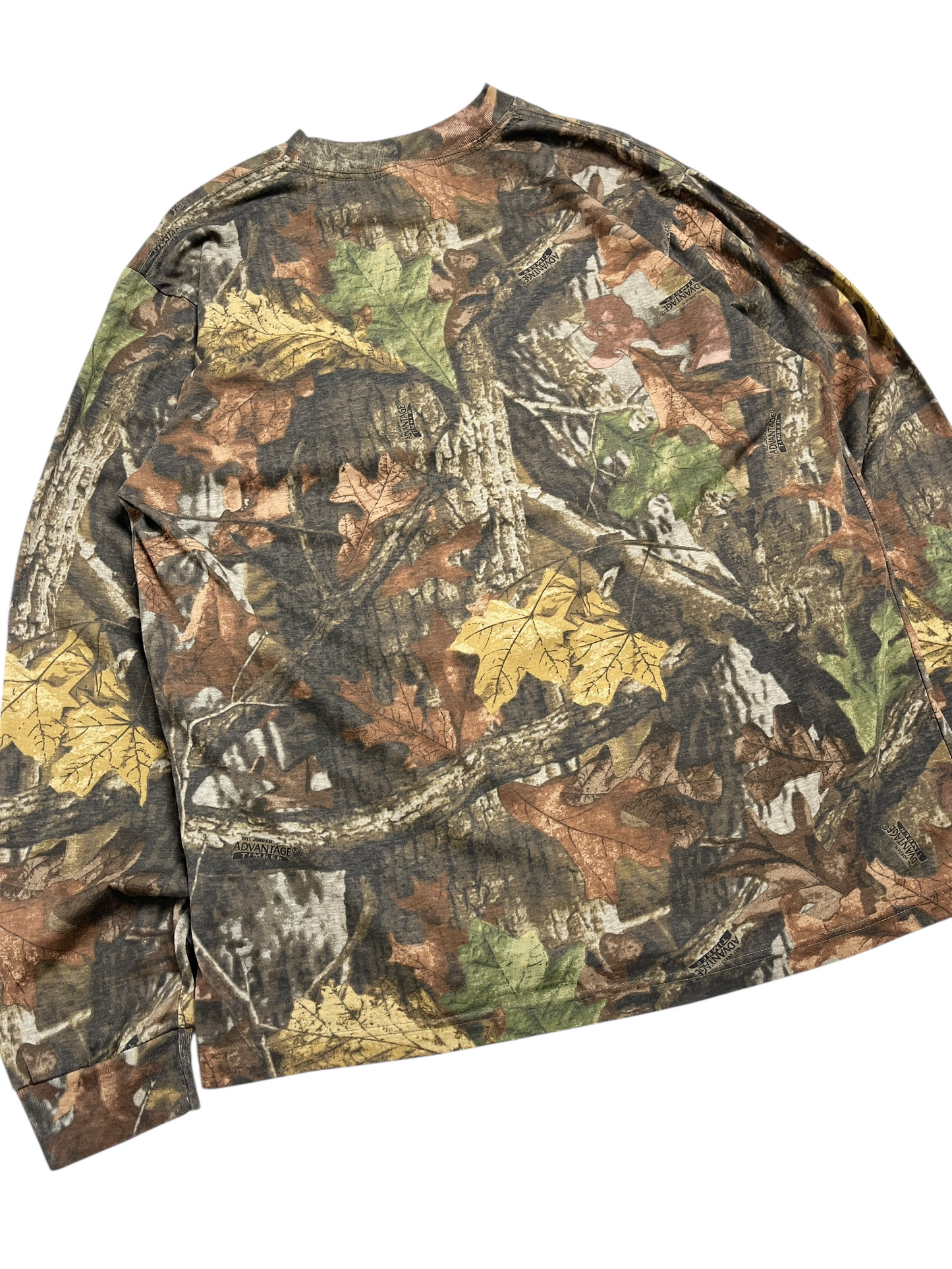 Camuflaje T-shirt Manga Larga - Talla XL