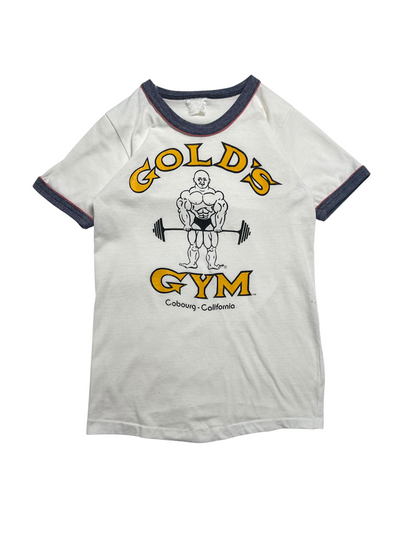 Rare 1980s Gold’s Gym Cobourg - California T-shirt- Talla XXS