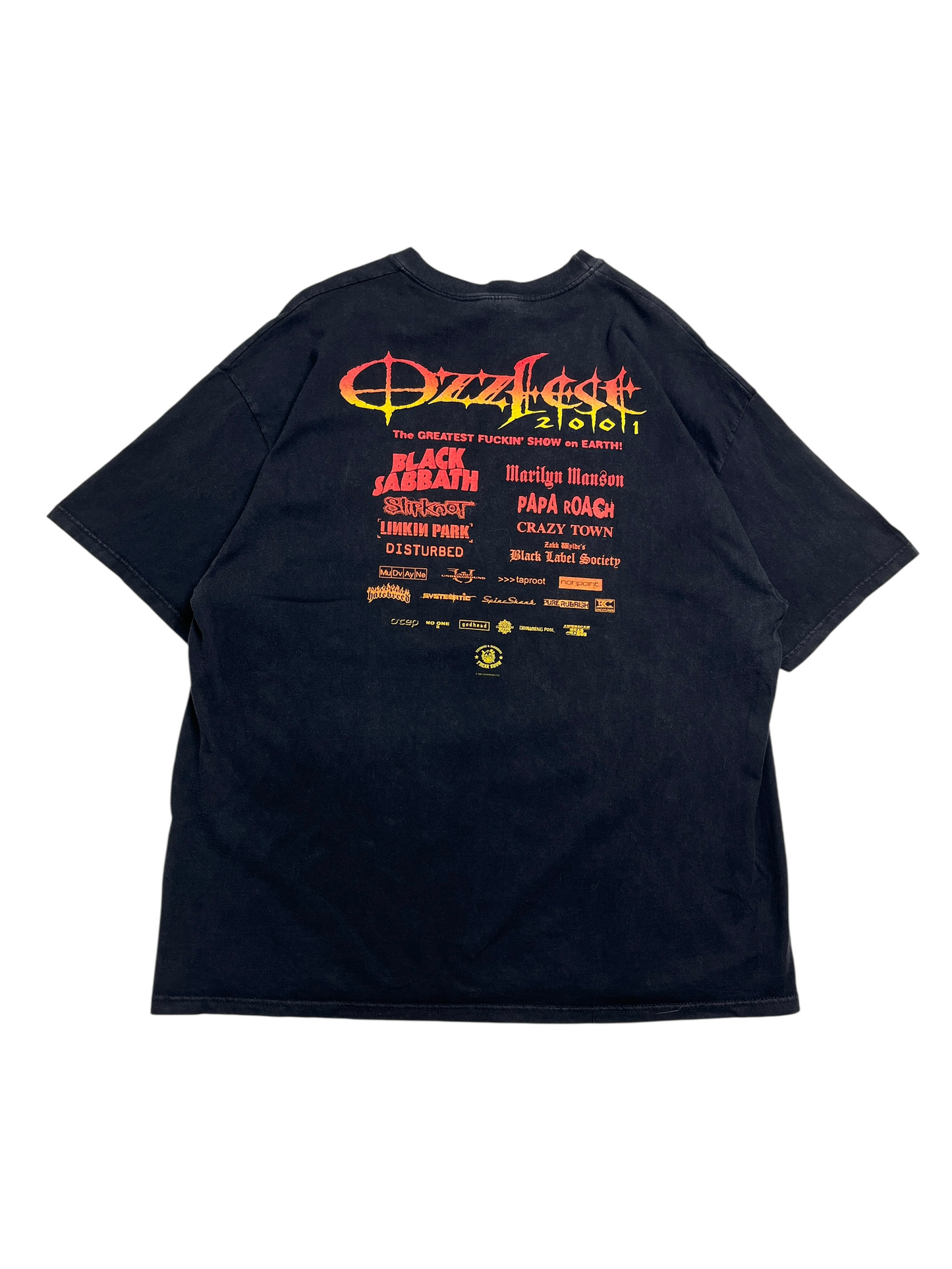 2001 Ozzfest Ozzy Osbourne Demon T-shirt - Talla XL