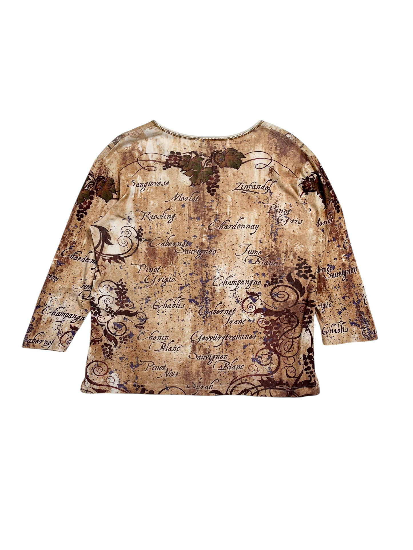 Y2K Cactus Bay manga 3/4 Top - Talla M/L