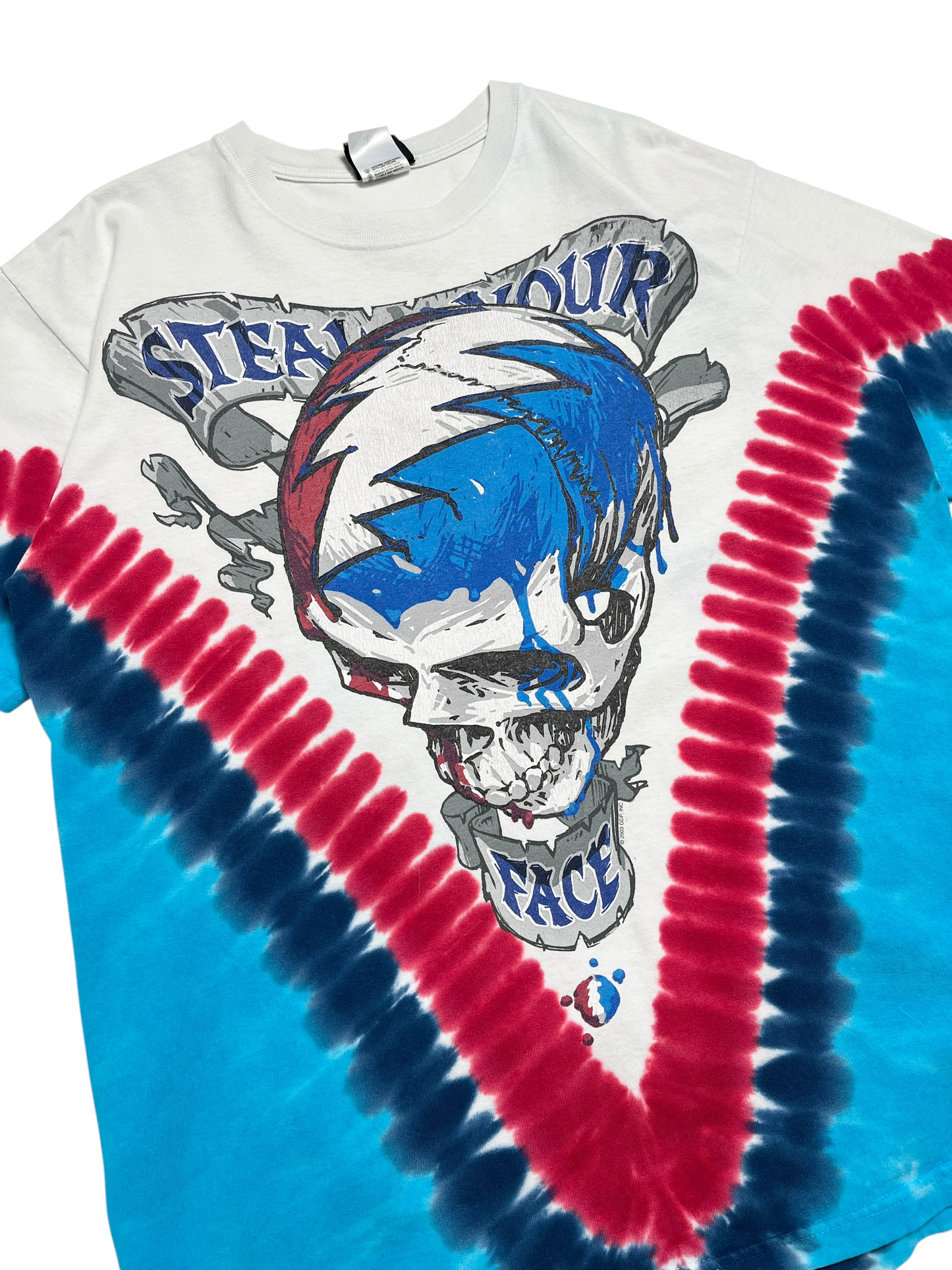 2003 Liquide Blue Grateful Dead Tie Dye T-shirt - Talla L