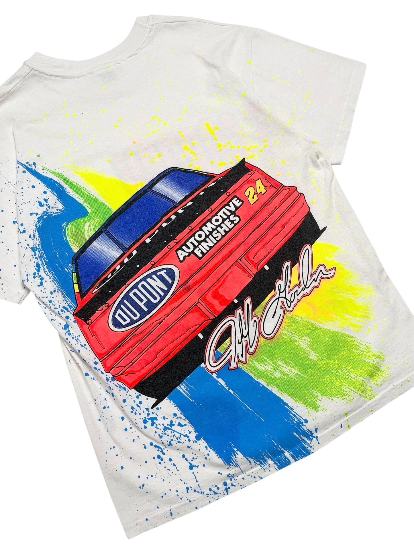 1993 NASCAR Jeff Gordon DuPont T-Shirt - Talla L