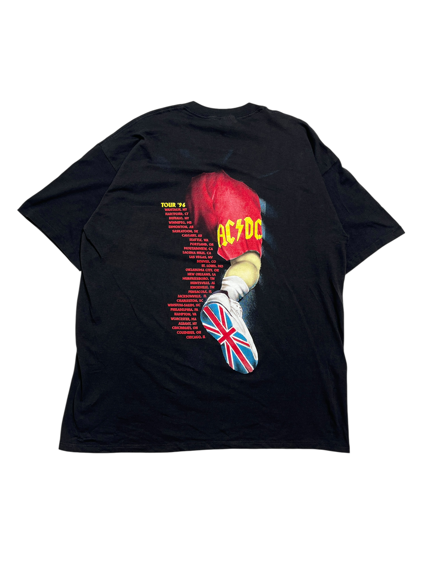 1996 AC/DC Tour T-shirt - Talla XXL