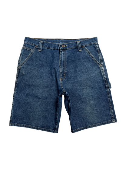 Vintage Wrangler Carpenter Denim Short Azul - Talla W35