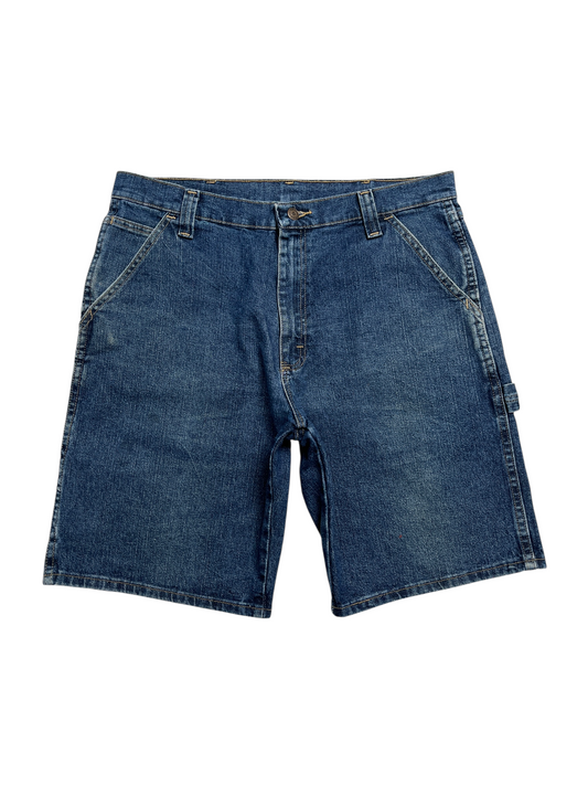 Vintage Wrangler Carpenter Denim Short Azul - Talla W35