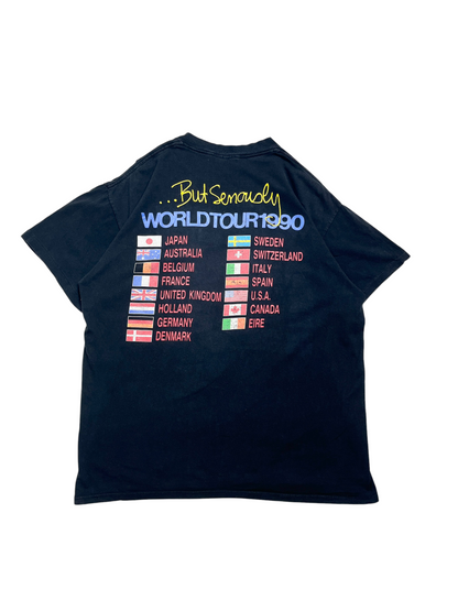 1990 World tour Phil Collins T-shirt - Talla L