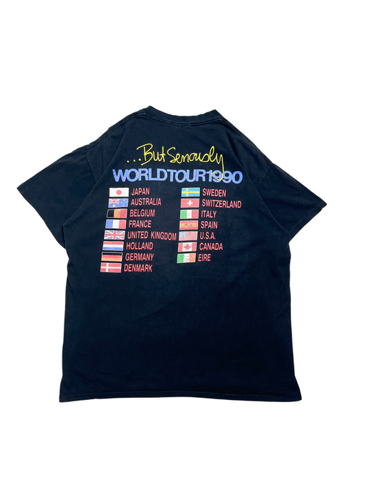 1990 World tour Phil Collins T-shirt - Talla L
